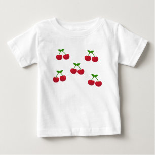 Camiseta De Bebé Bombas de Cereza