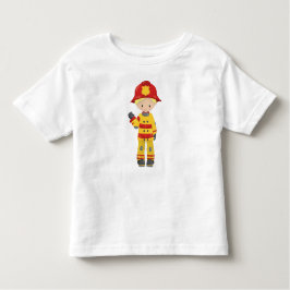Camiseta De Bebé Bombero, Bombero, Lucha contra Incendios, Cabello 