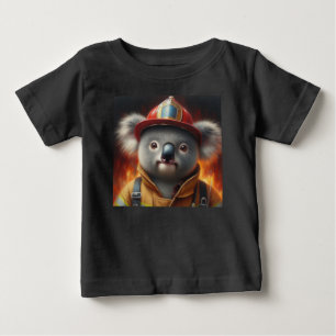Camiseta De Bebé Bombero de Koala