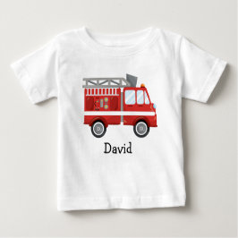 Camiseta De Bebé Bombero de primer cumpleaños