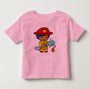 Camiseta De Bebé Bombero de sexo femenino