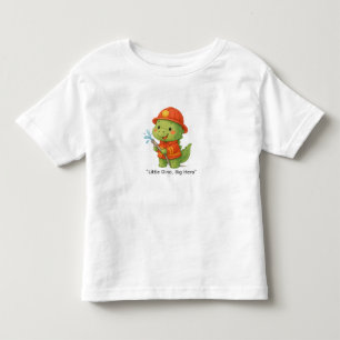 Camiseta De Bebé Bombero Dinosaurio Adorable – Trabajos de Dino
