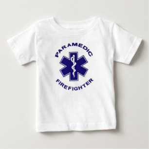 Camiseta De Bebé Bombero paramédico