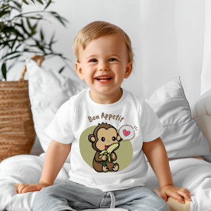 Camiseta De Bebé Bon appetit