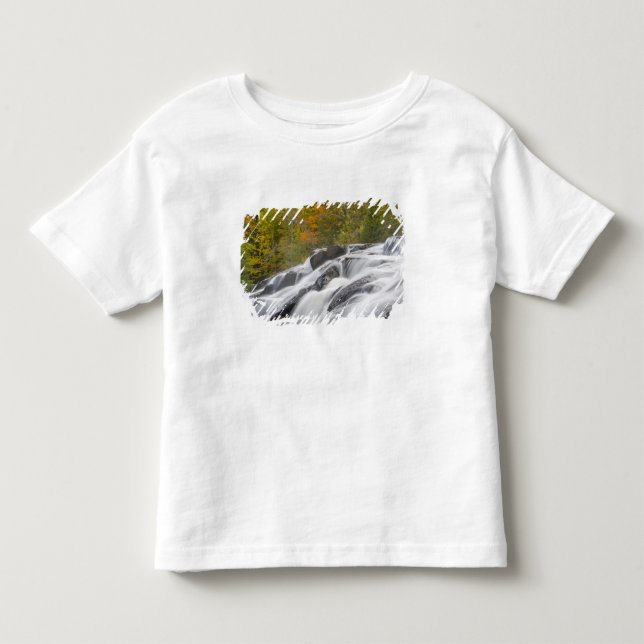 Camiseta De Bebé Bond Falls en el Middle Fork del Ontonagon (Anverso)
