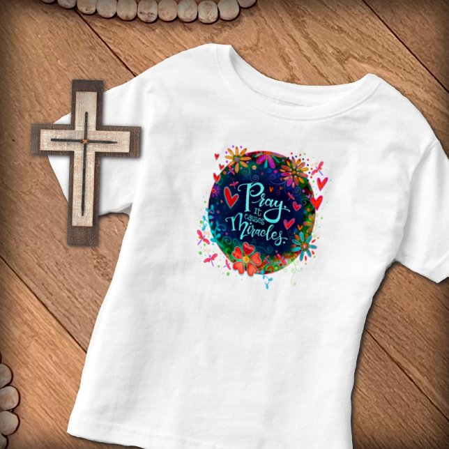 Camiseta De Bebé Bonito de los Milagros de Oro Flagonia Irelyn (Subido por el creador)