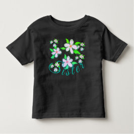 Camiseta De Bebé Bonito diseño floral moderno