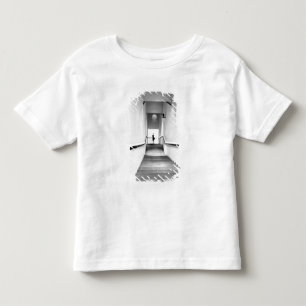 Camiseta De Bebé Bonito Francia, Escalera Museo de Arte Moderno