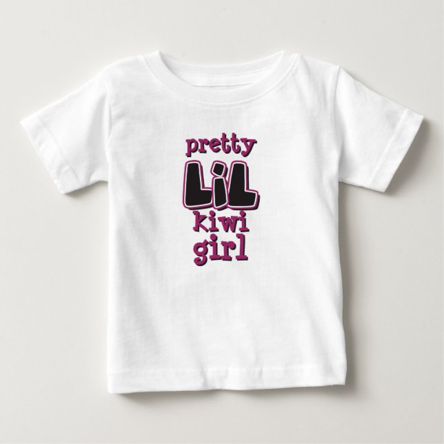 Camiseta De Bebé Bonito LIL Kiwi Chica (Anverso)