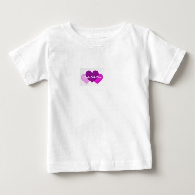Camiseta De Bebé Bonito Little Diva (Anverso)