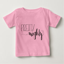 Camiseta De Bebé Bonito Mighty Baby Tutu