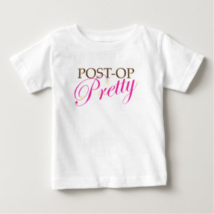 Camiseta De Bebé Bonito posterior a la operación