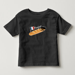 Camiseta De Bebé Bonjour Baguette - Comida francesa divertida