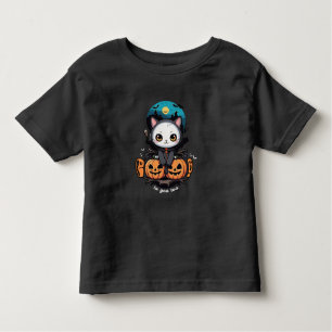 Camiseta De Bebé Boo a ti también   Alas y calabaza de gatos