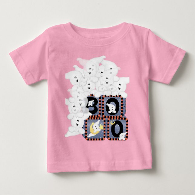 Camiseta De Bebé Boo Baby Halloween (Anverso)