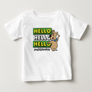 Camiseta De Bebé Boo-Boo Bear Hola Hola Desde Jellystone