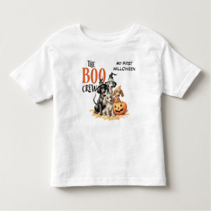 Camiseta De Bebé Boo Crew Cute Dogs Kids Halloween