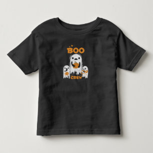 Camiseta De Bebé Boo Crew Fantasma Halloween para Niños Pequeños