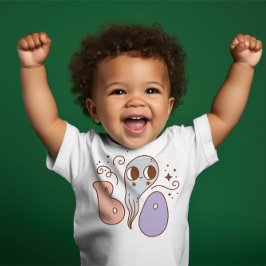 Camiseta De Bebé "Boo" de Halloween bebé súper lindo, fantasma