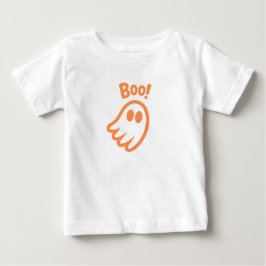 Camiseta De Bebé ¡Boo! - Diseño de Halloween para niños