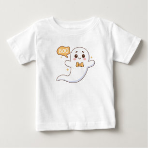 Camiseta De Bebé boo fantasma lindo feliz Halloween