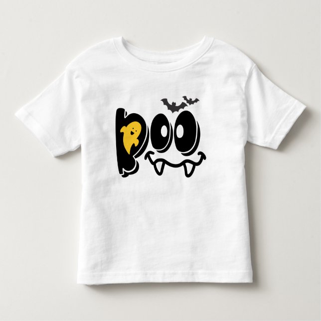 Camiseta De Bebé Boo Ghost Cute (Anverso)