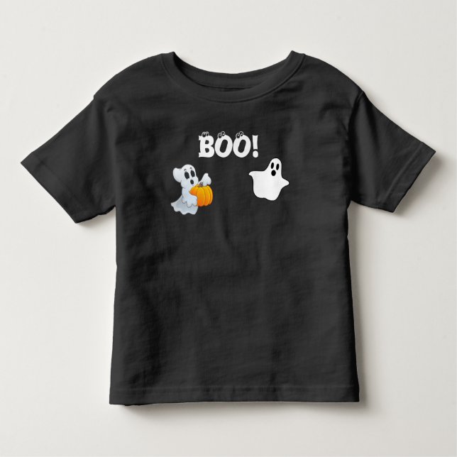 Camiseta De Bebé Boo Halloween (Anverso)