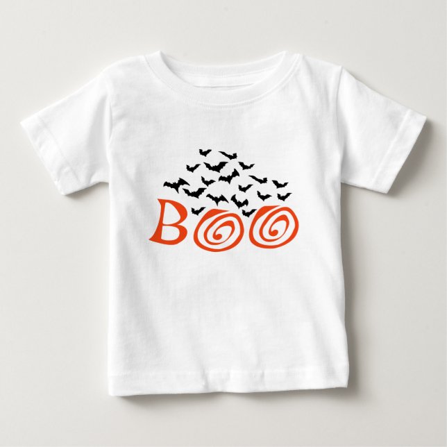 Camiseta De Bebé Boo Halloween (Anverso)