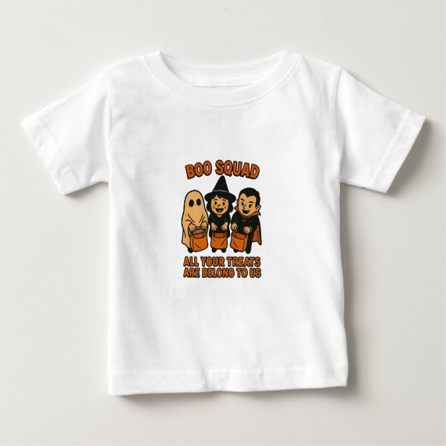Camiseta De Bebé Boo Squad – All Your Treats Are Belong To Us (Anverso)