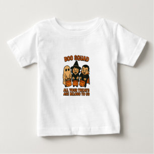 Camiseta De Bebé Boo Squad – Todos Tus Dulces Nos Pertenecen