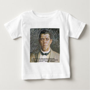 Camiseta De Bebé Booker T Washington y cita de éxito