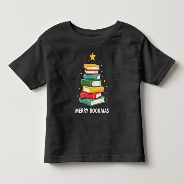 Camiseta De Bebé Bookmas de Cerezo - Festividad para los amantes de (Anverso)