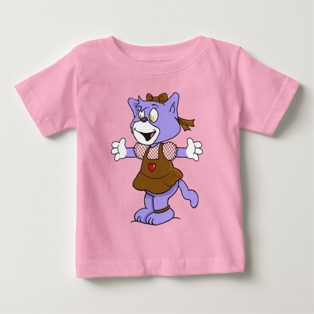 Camiseta De Bebé Boomi Cats (Anverso)