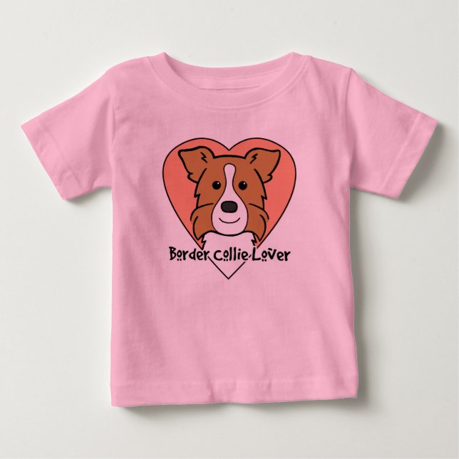 Camiseta De Bebé Border Collie Lover (Anverso)