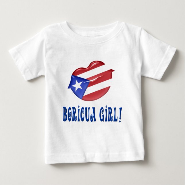 Camiseta De Bebé Boricua Chica (Anverso)