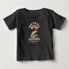 Camiseta De Bebé Born 2 Ball Sport Themed Boy 2nd Birthday Party