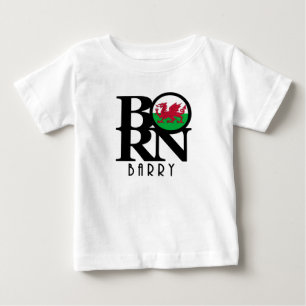 Camiseta De Bebé BORN Barry Wales