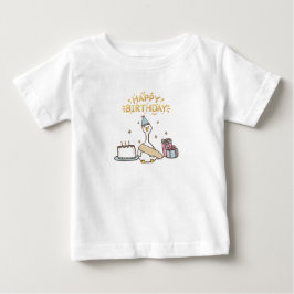 Camiseta De Bebé Born For Birthday Vibes
