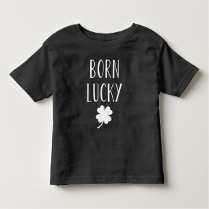 Camiseta De Bebé Born Lucky   Día de San Patricio