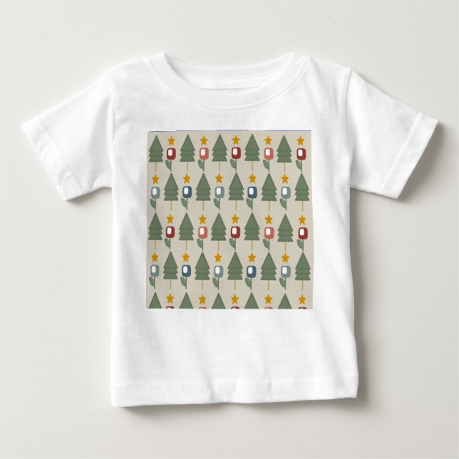 Camiseta De Bebé Bosque de Scandi (Anverso)