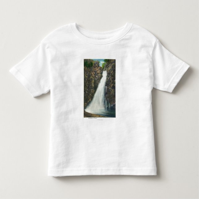 Camiseta De Bebé Bosque del Estado blanco de las montañas (Anverso)