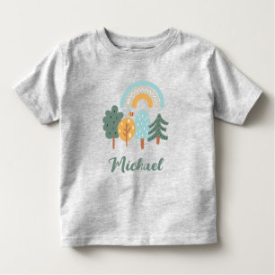 Camiseta De Bebé Bosque mágico del arcoiris