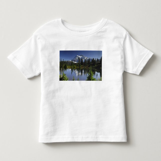 Camiseta De Bebé Bosque Nacional Mount Baker-Snoqualmie (Anverso)