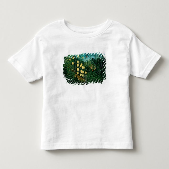 Camiseta De Bebé Bosque tropical (Anverso)
