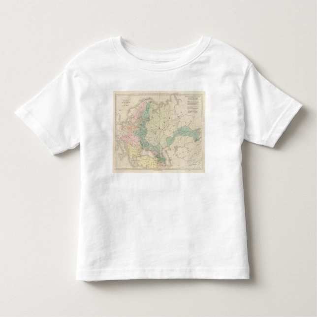 Camiseta De Bebé Bosquejo de las adquisiciones de Rusia (Anverso)