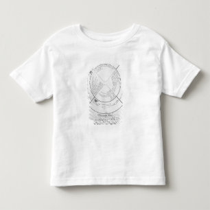 Camiseta De Bebé Bosquejo descriptivo de una visión panorámica