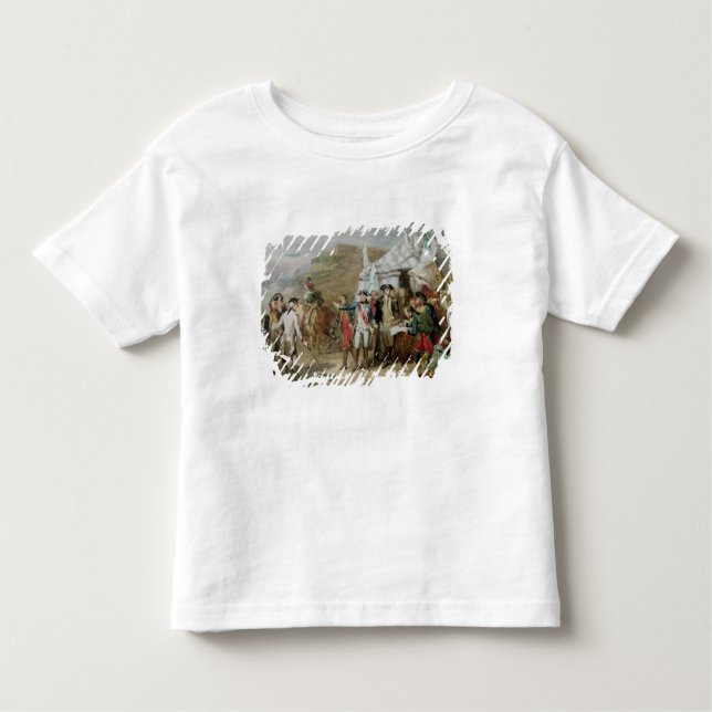 Camiseta De Bebé Bosquejo para la batalla de Yorktown (Anverso)