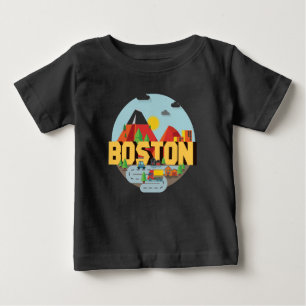 Camiseta De Bebé Boston As A Destination