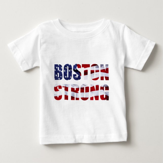 CAMISETA DE BEBÉ BOSTON FUERTE (Anverso)