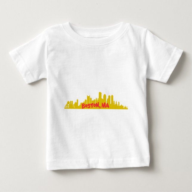 Camiseta De Bebé boston, MAMÁES (Anverso)